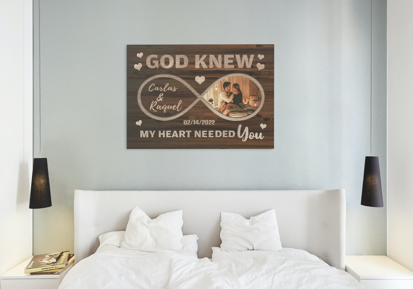 Everlasting Love - Personalized Infinity Canvas