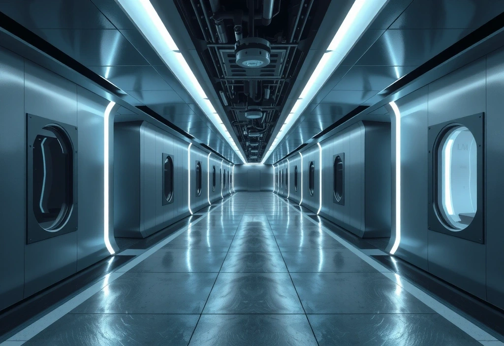 Secure data architecture visual metaphor